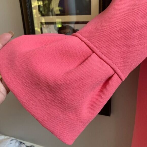 Esprit Pink Bell Sleeve Dress Cost sz XL EUC - Picture 5 of 7